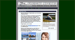 Desktop Screenshot of freightxperts.com